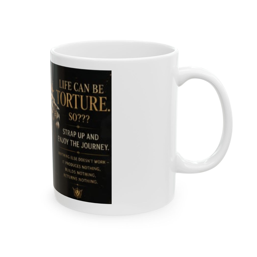 Lion Crown Motivational Ceramic Mug — "Empire Mindset" Inspirational Coffee Cup (11oz, 15oz)