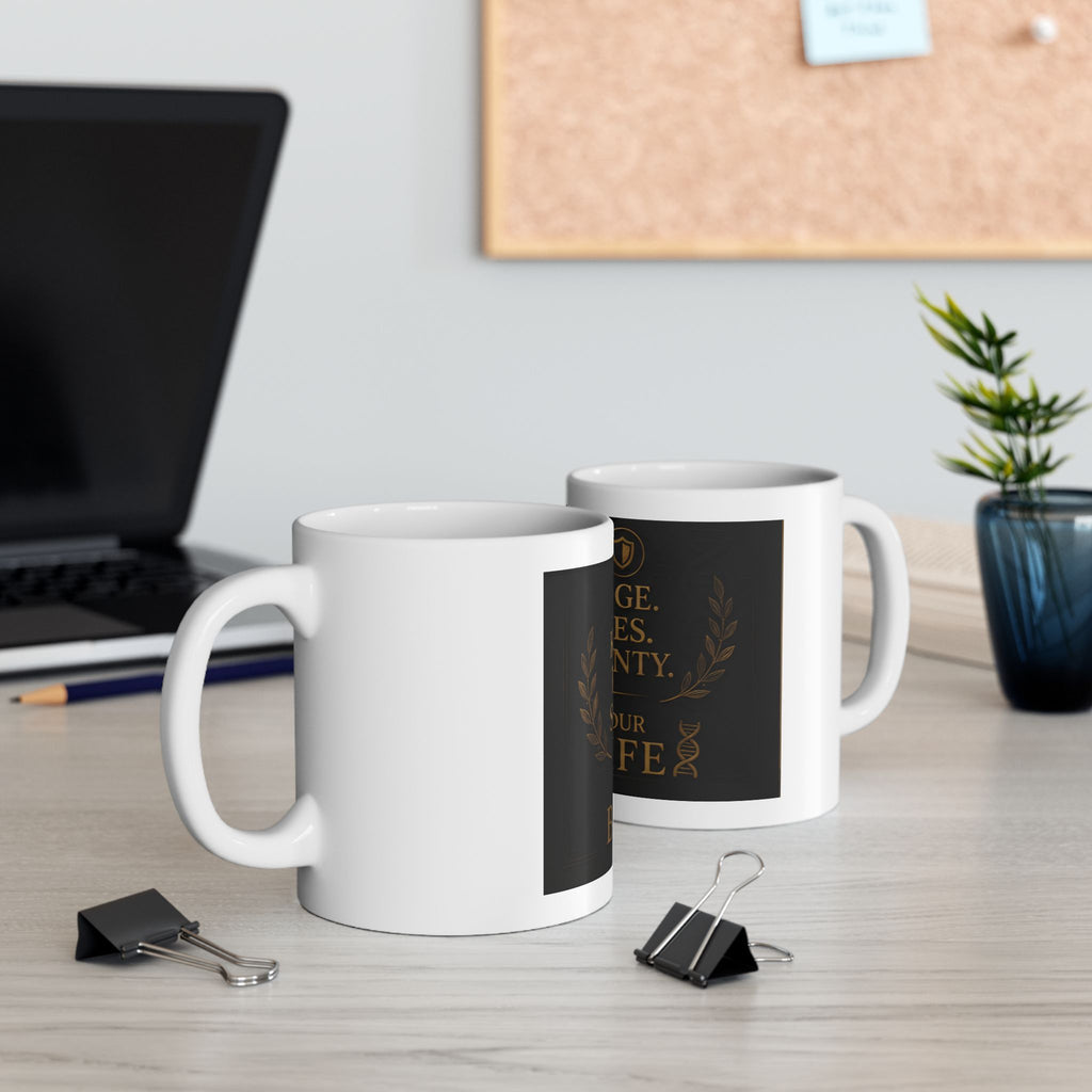 Mug — "Knowledge. Resources. Sovereignty. Tools to Your Best Life" Ceramic Coffee Cup