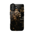 Lion Motivational Tough Magnetic Phone Case — "Life to the Fullest" Inspirational Design