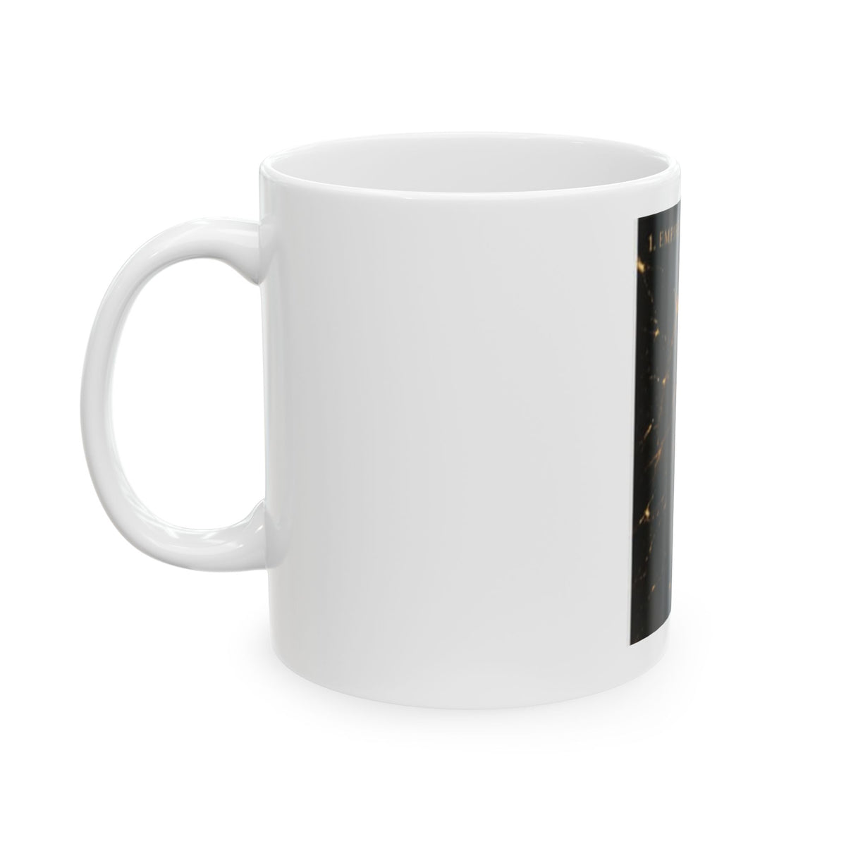 Lion Crown Motivational Ceramic Mug — "Empire Mindset" Inspirational Coffee Cup (11oz, 15oz)