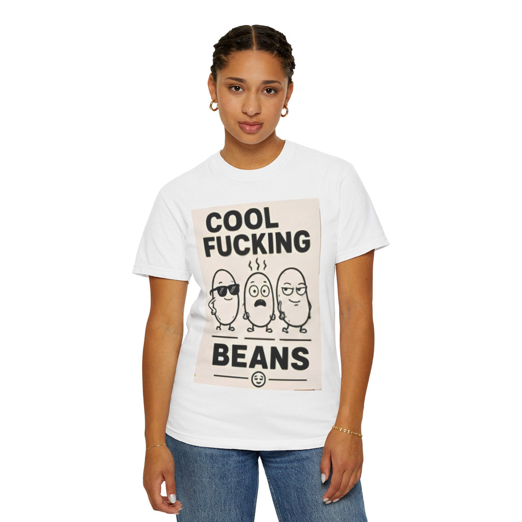 Cool Fucking Beans T-Shirt — Funny Retro Bean Characters Graphic Tee