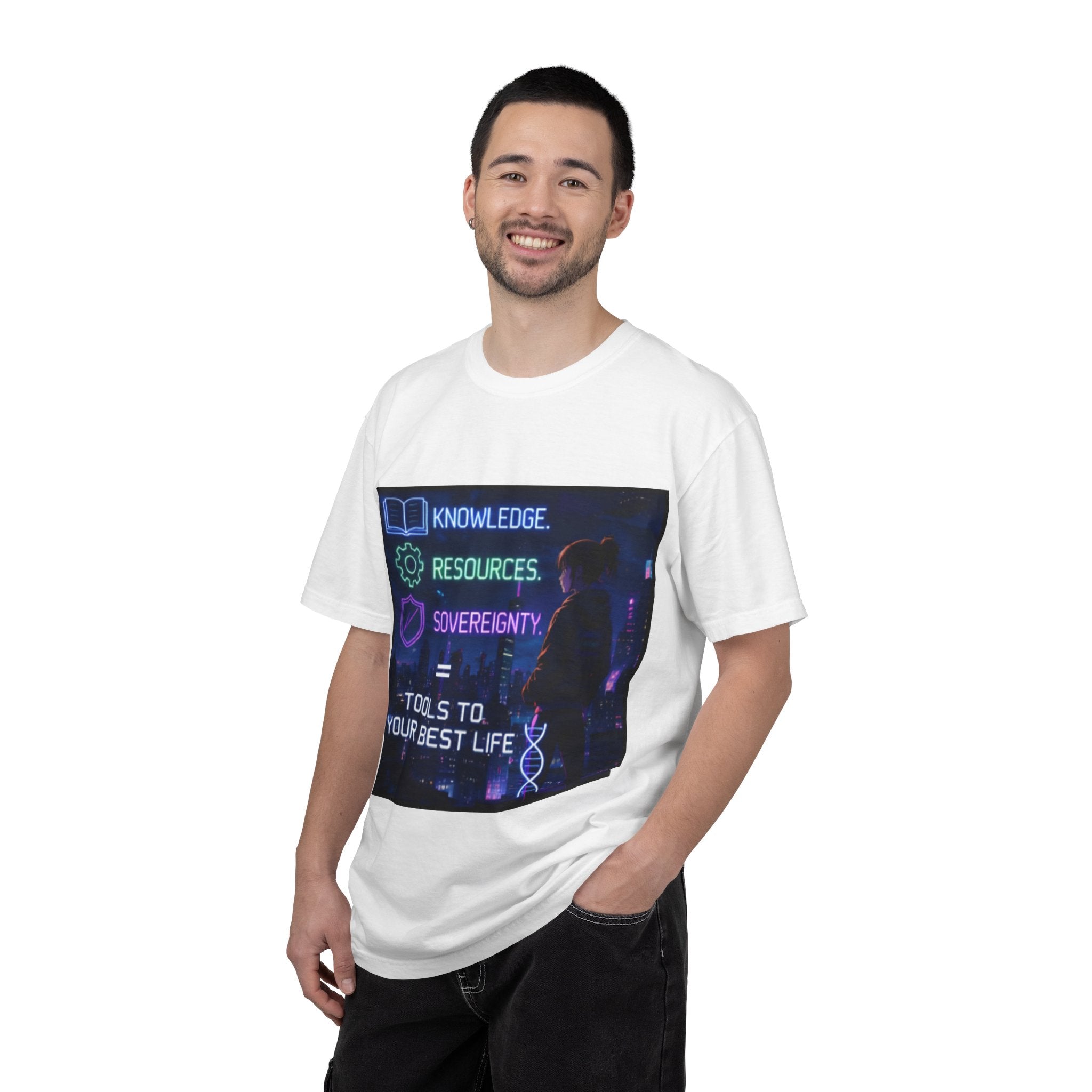 Tools to Your Best Life T-Shirt — Knowledge, Resources, Sovereignty Graphic Tee