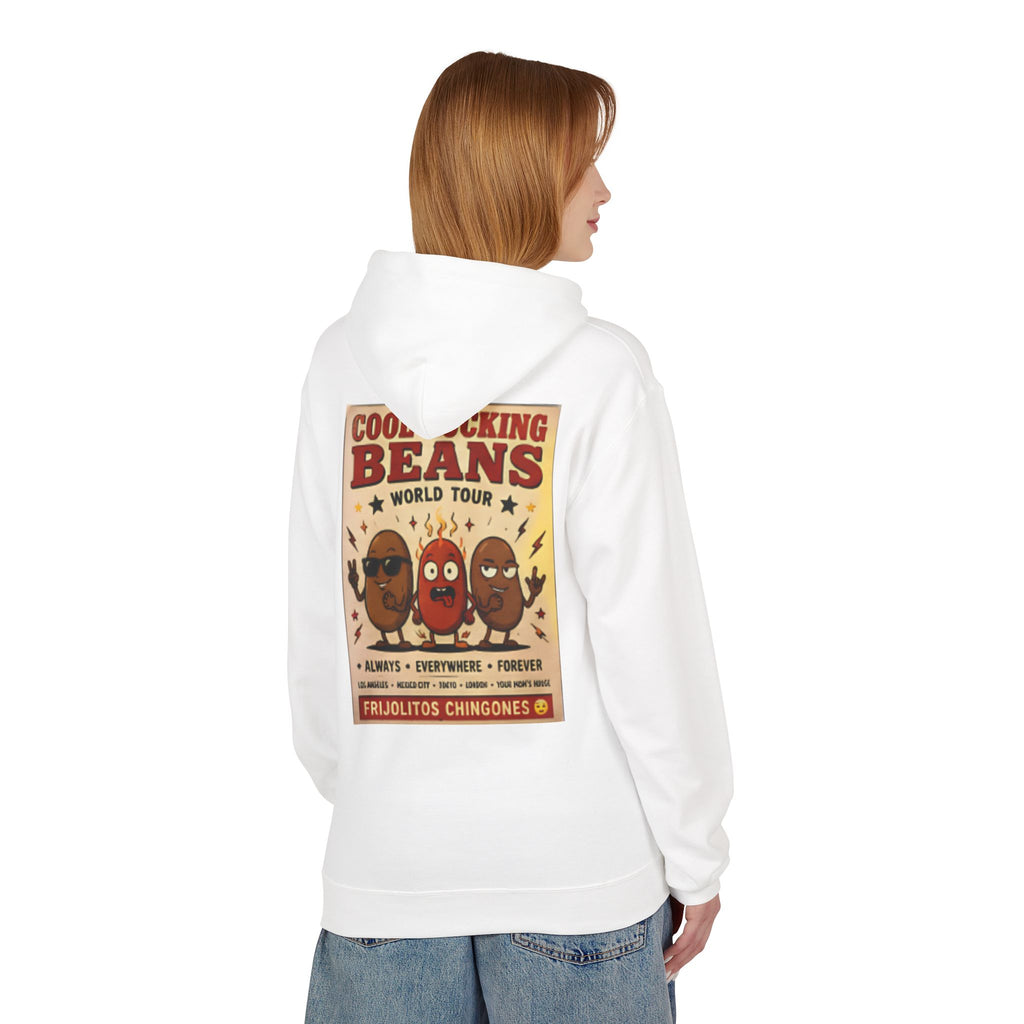 Cool F*cking Beans Hoodie — Retro 'Cool F**king Beans World Tour' Graphic Hoodie