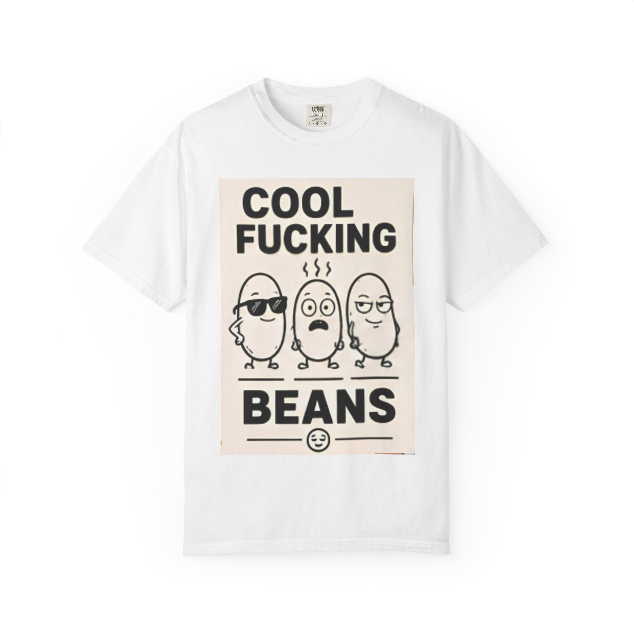 Cool Fucking Beans T-Shirt — Funny Retro Bean Characters Graphic Tee
